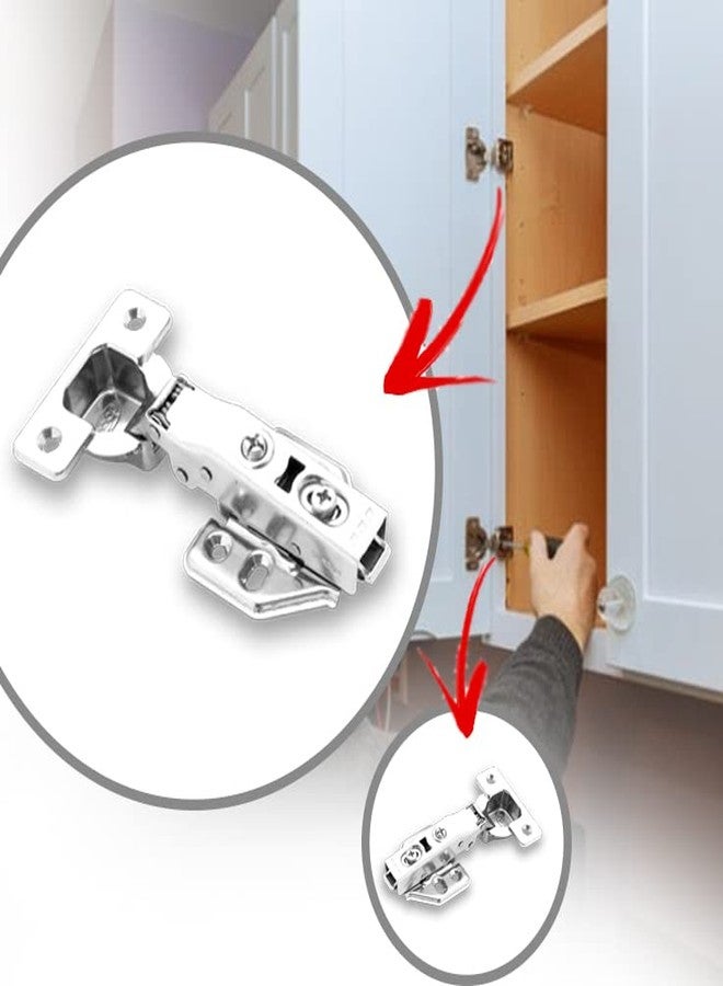 EBCO SS Soft Close Hinge Slow Motion Overlay - SS304 - with 4 HO - Image 2
