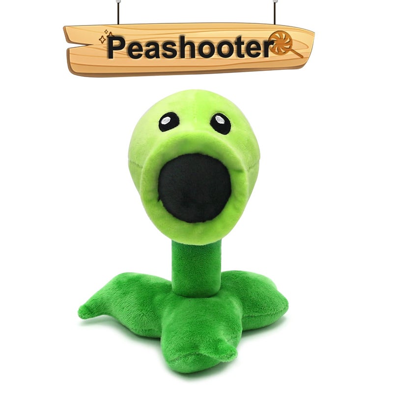 Maikerry 1 PC Plants VS Zombies Plush ToyStuffed Soft Doll Peashooter Plush ToyGreat Gifts for Kids and Fans Christmas Hallowen - Image 5