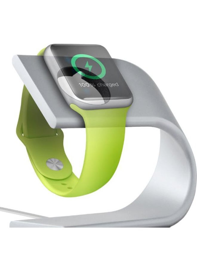 Captaintech Watch Stand For Apple Silver  - Image 4