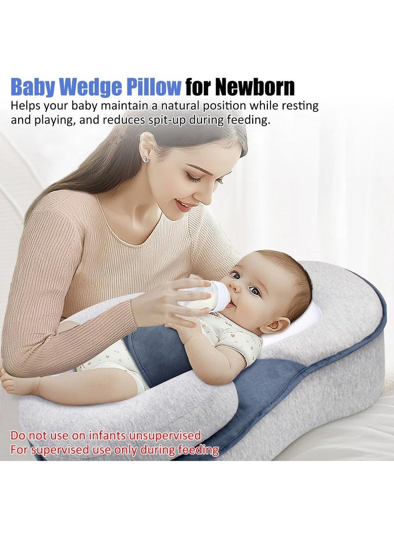 زيريفام وسادة دعم تغذية الطفل,وسادة مكافحة التراجع حديث الولادة للحد من البصق,التراجع الرضاعة الطبيعية وسادة حصيرة,وسادة الطفل للنوم تغذية زجاجة حديث الولادة . - Image 5
