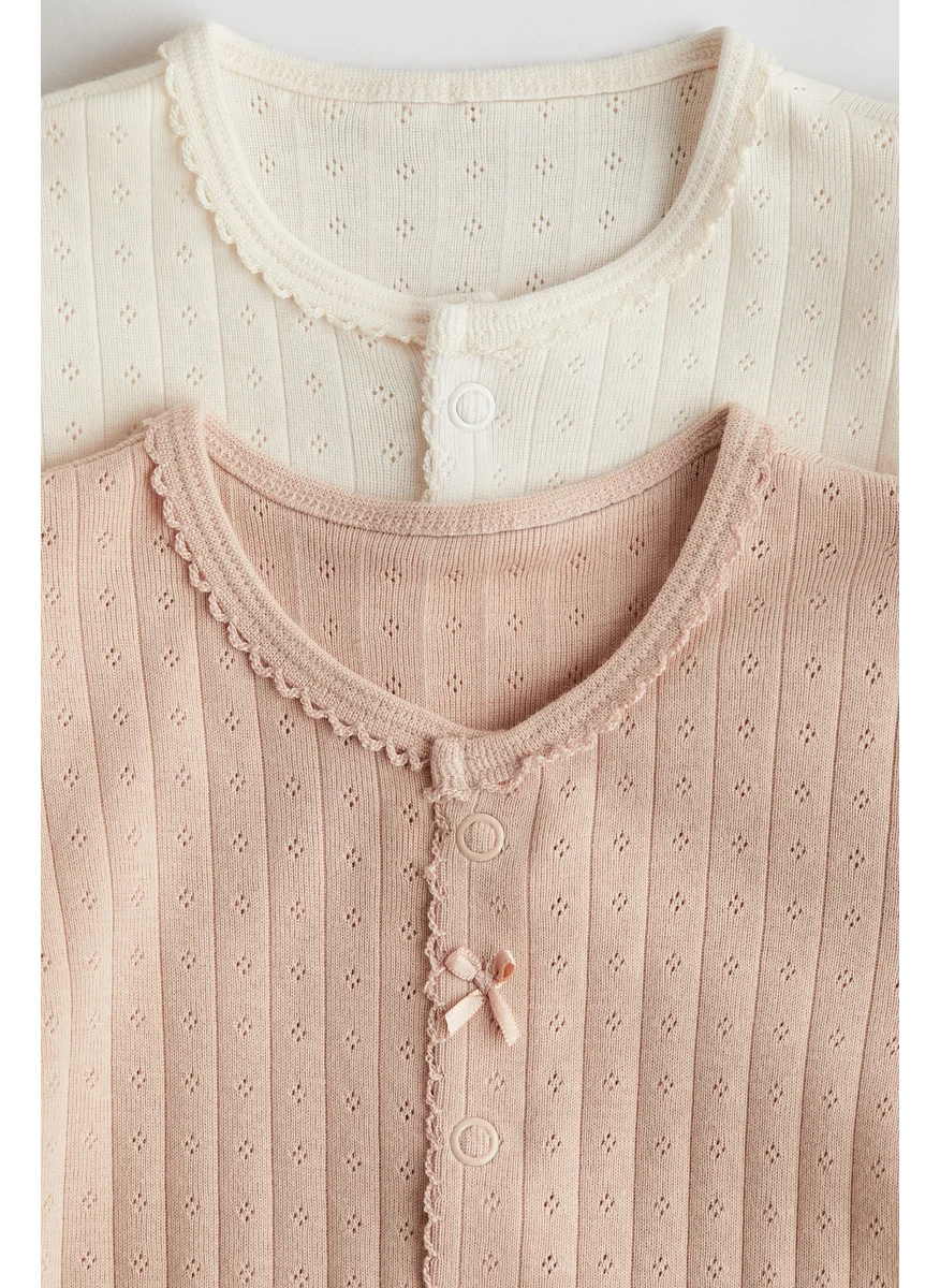 اتش اند ام 2-Pack Cotton Jersey Sleepsuits