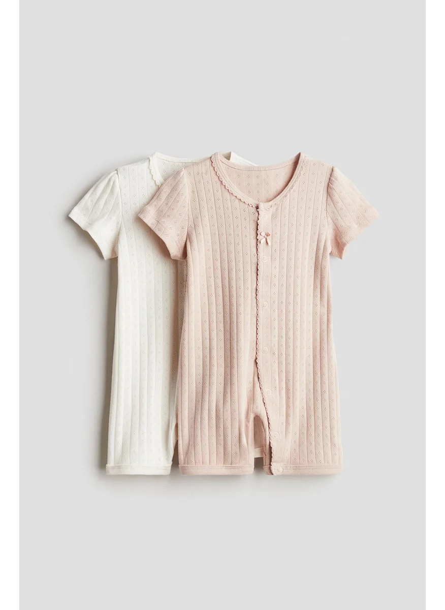 اتش اند ام 2-Pack Cotton Jersey Sleepsuits