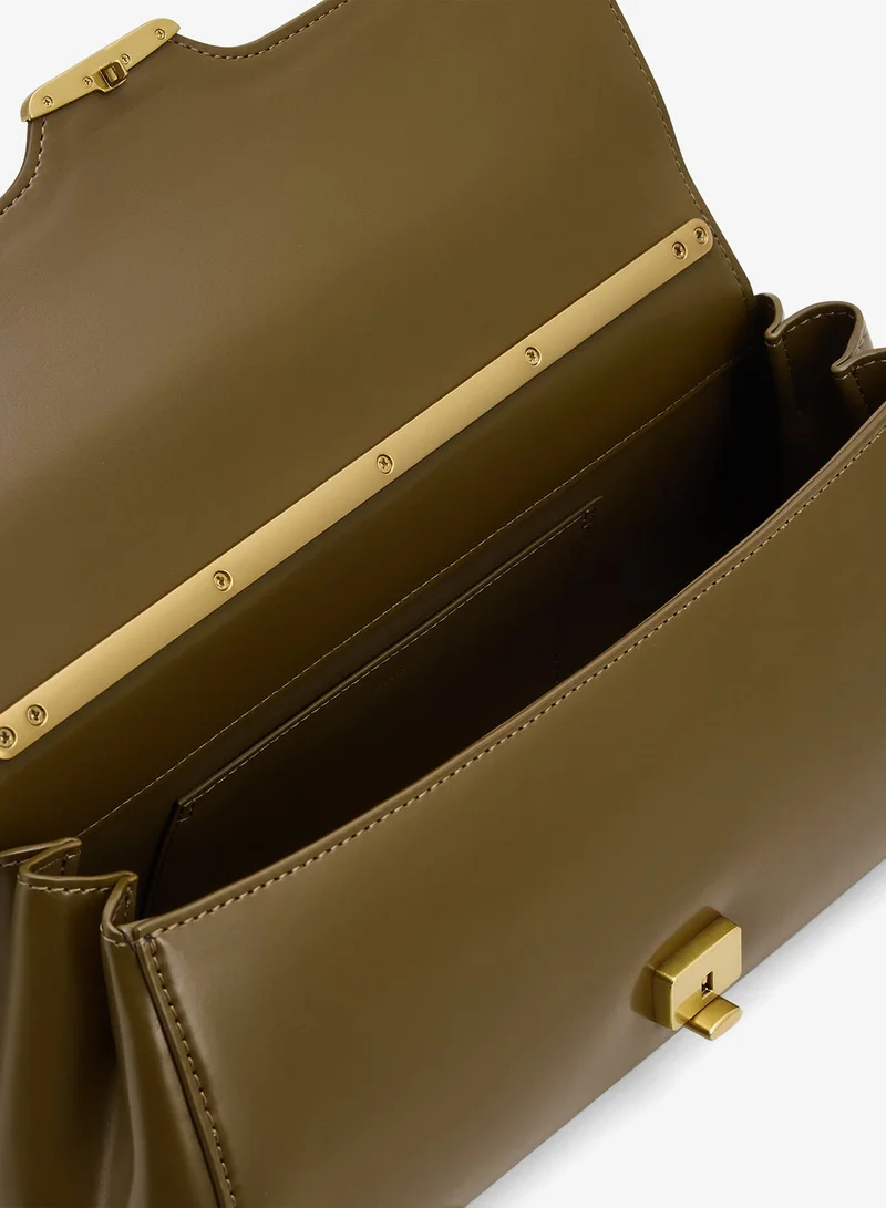 Jw Pei Olive Green Eloise Shoulder Bag for Women | Best Price UAE