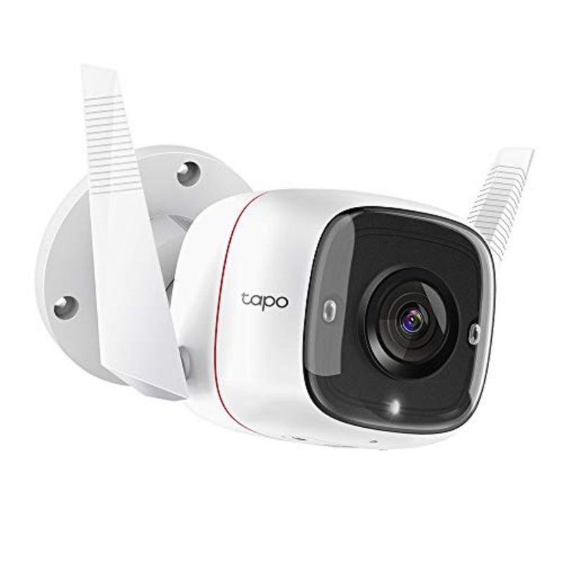 Outdoor security Wi-Fi CCTV camera with 2K resolution, weatherproof plastic housing, black finish, motion and person detection, advanced night vision, sound and light alarm, 2-way audio, compatible with Google Home and Alexa - Image 3
