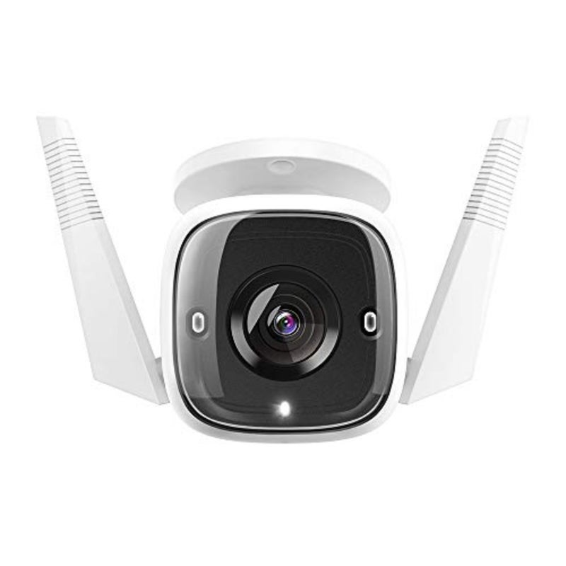 Outdoor security Wi-Fi CCTV camera with 2K resolution, weatherproof plastic housing, black finish, motion and person detection, advanced night vision, sound and light alarm, 2-way audio, compatible with Google Home and Alexa - Image 2