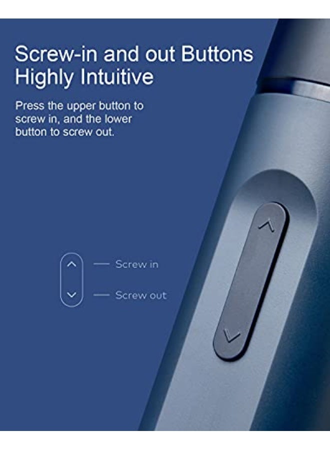 HOTO 3.6V Cordless Electric Screwdriver, 1500mAh, USB Rechargeable Battery, All-in-one Power Screwdriver, Manual-automatic Mode, 2 S2 Steel Long Bits, Ideal for Repairing Circuits/Electronics - Image 3