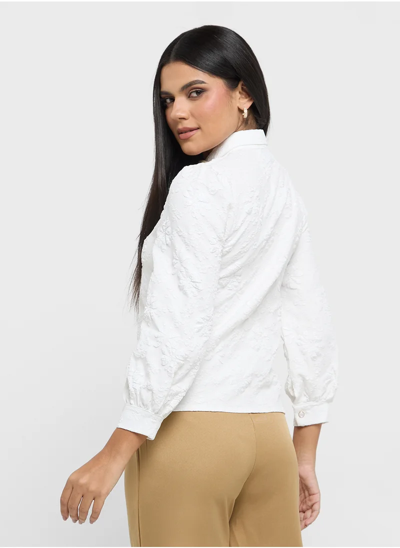 ايلا Slef Textured Top