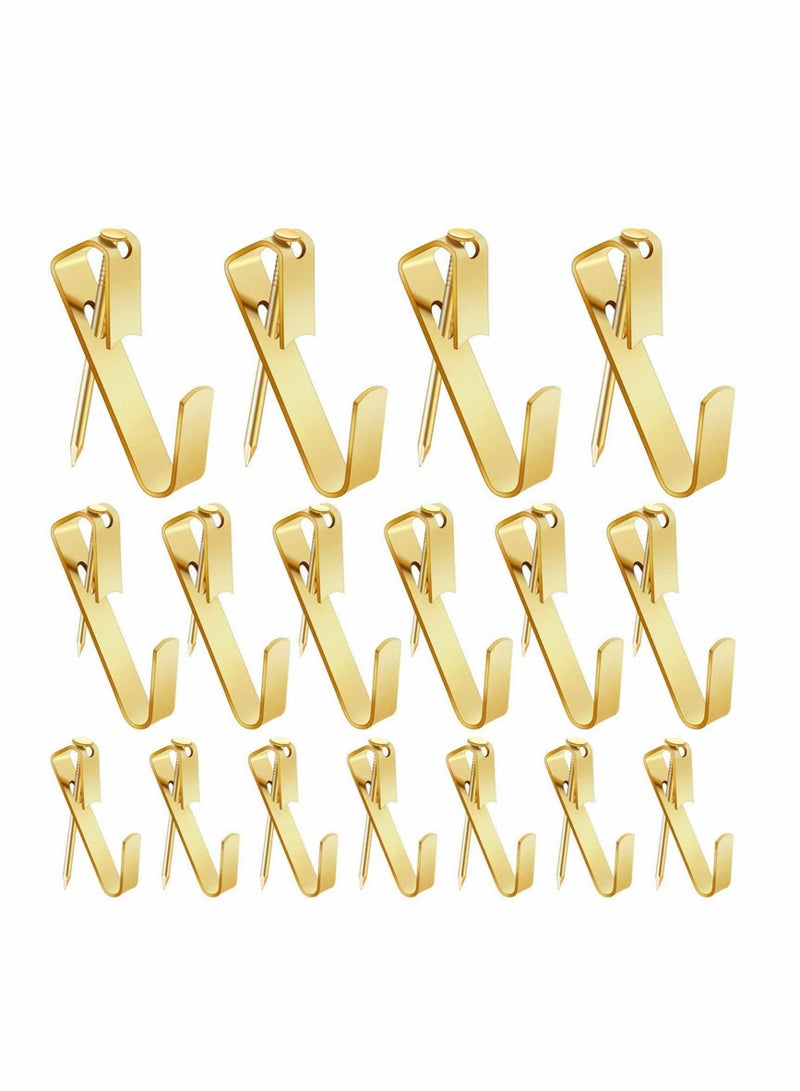 KASTWAVE Wall Hook, 30lbs Picture Hangers, Professional Photo Frame Hooks, Heavy Duty Picture Hanging Kit on Wooden Drywall Hanging Solution Hardware  - Image 1