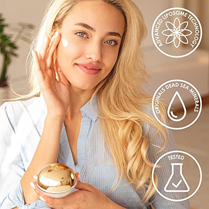 Premier Dead Sea Classic moisture complex cream normal to dry skin, sensitive skin, Anti-Aging to Smooth Wrinkles, Lightweight, Non-greasy Facial Cream, Vitamin A & E, Ginkgo 2.4 FL.oz - Image 4