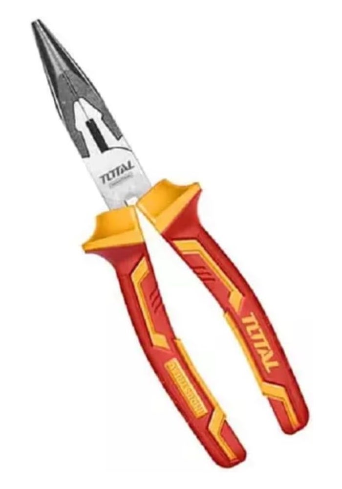 TOTAL Insulated Flat Nose Pliers 200mm - Image 2