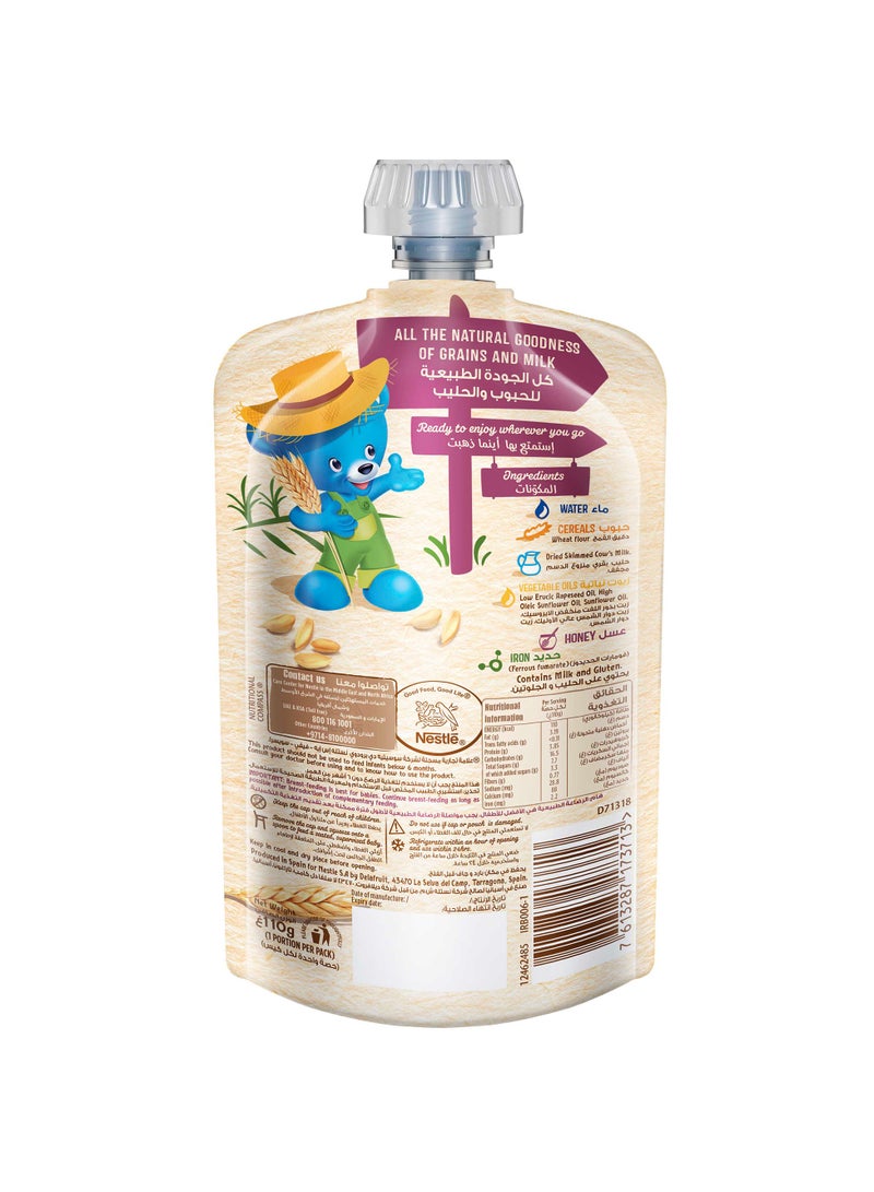 Cerelac Grains And Milk With Wheat And Honey Pouch 8 x 110g  - Image 2