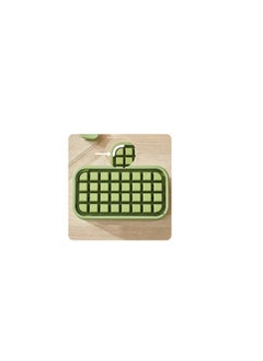 KASTWAVE "Ice Cube Tray with Lid and Bin, 64 Pcs Food Grade PP Sphere Ice Cube Mold Making for Whiskey, Cocktail, Drink(Green） "  - Image 5