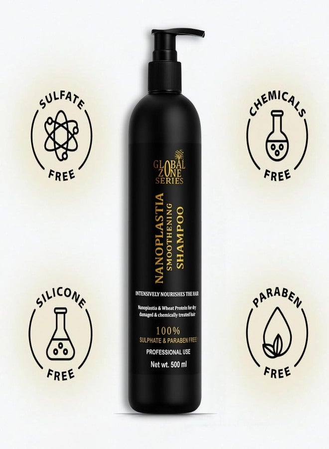 Nexify india Global Zone Series Premium Nanoplastia Smoothening Shampoo and Hair Mask, 500ml Each, Sulphate and Paraben-Free - Image 5