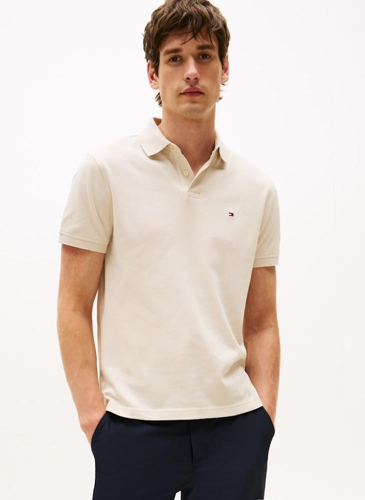 TOMMY HILFIGER 1985 Regular Fit Pique Polo Shirt - Image 1