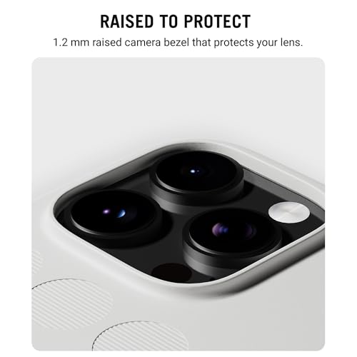 DailyObjects غطاء مغناطيسي بتوقيع DailyObjects لجهاز iPhone 16 Pro Stack | متوافق مع Magsafe | حماية الكاميرا والجسم | مقاوم للصدمات والخدوش | حماية هجينة مزدوجة | شحن لاسلكي - رمادي داكن - Image 2