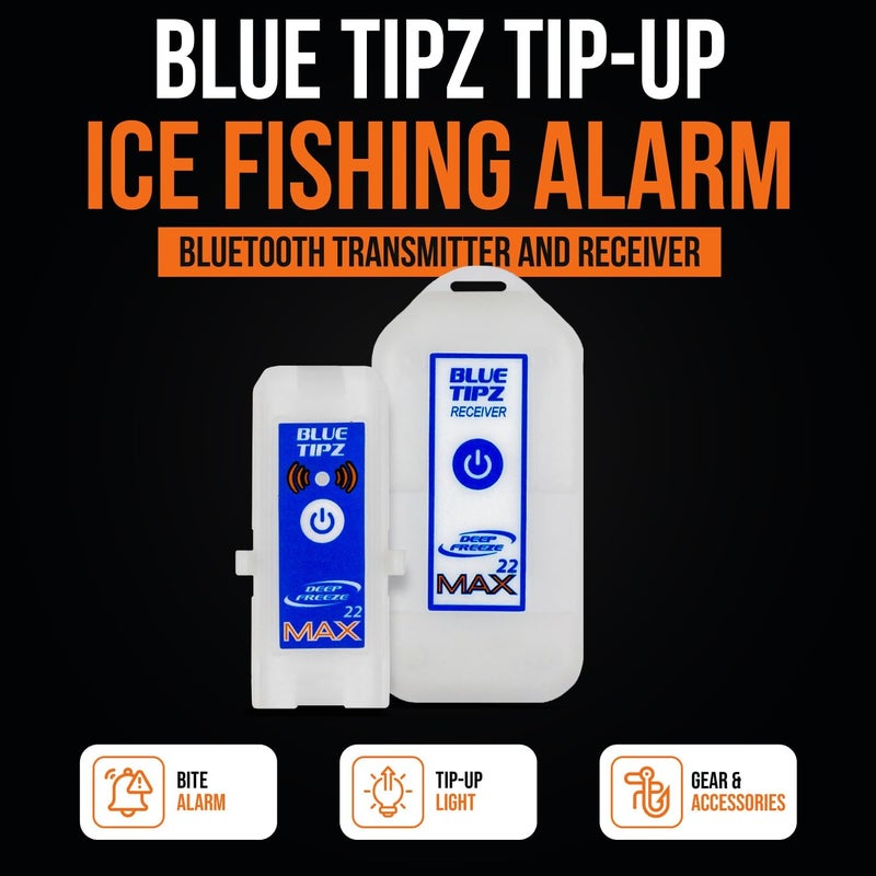 Deep Freeze BlueTipz Tip-Up Ice Fishing Alarm - Bite Alarm - Ice Fishing Tip-Up Light - Ice Fishing Gear & Accessories - Free Bluetooth iOS & Android Application - Image 2
