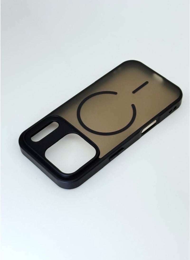 general Matte Translucent Magnetic MagSafe-Compatible Phone Case – Shockproof Soft Edge Cover with Camera Protection for iPhone 17 Pro Max - Image 3