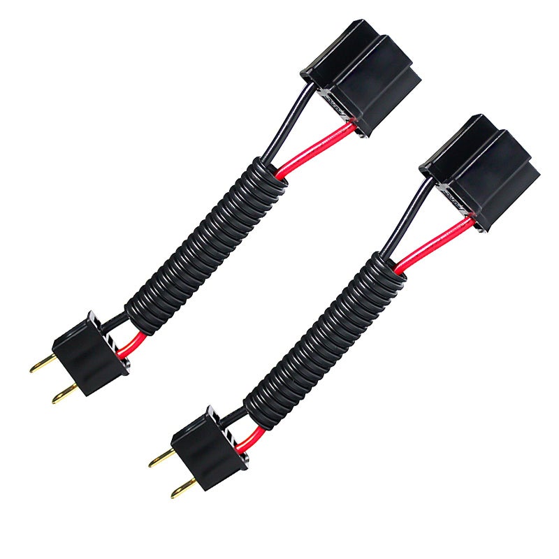 RoadandLord 3 Prong to 2 Prong Wiring Harness Headlight Adapter 2 Pack Female to Male H4651 H4601 Chevrolet Chevelle Impala El Caminos - Image 3