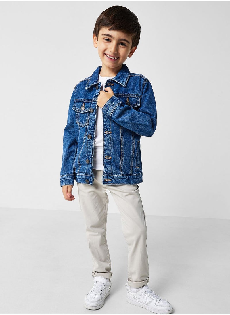 MANGO - Kids Pocket Detail Jacket - Image 1
