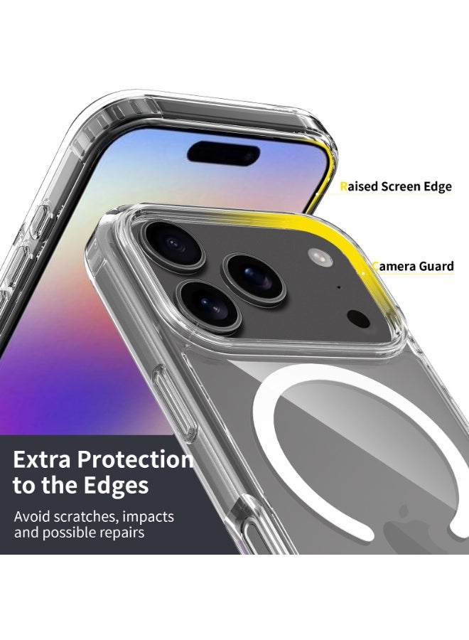 iPhone 17 Pro Max Case Cover Clear Magsafe Non-Yellowing Case iPhone 17 Pro Max Bumper Drop Protection Scratch-Resistant Cover For iPhone 17 Pro Max Cover 6.9-inch - Image 5