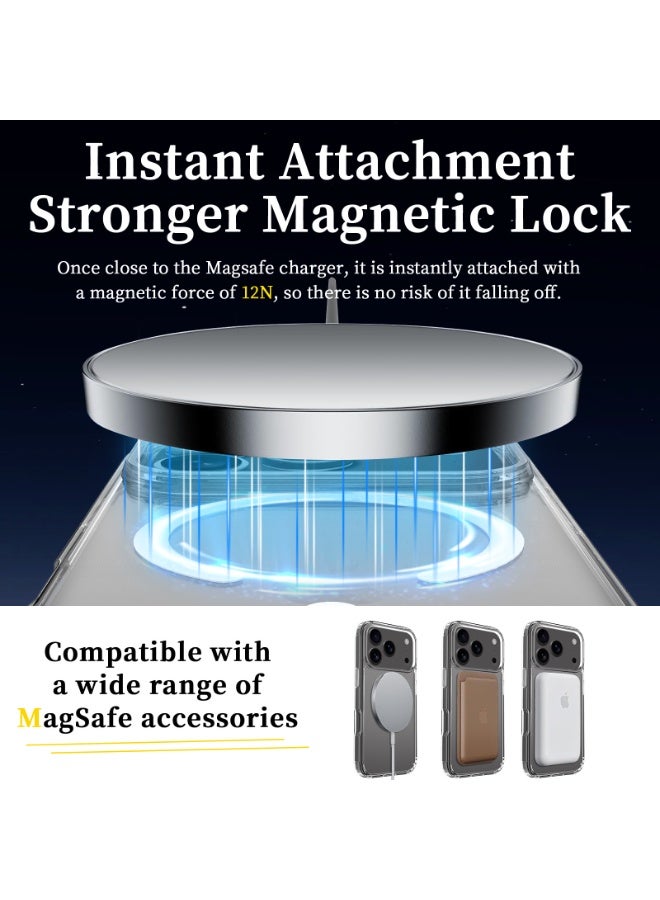 iPhone 17 Pro Max Case Cover Clear Magsafe Non-Yellowing Case iPhone 17 Pro Max Bumper Drop Protection Scratch-Resistant Cover For iPhone 17 Pro Max Cover 6.9-inch - Image 4