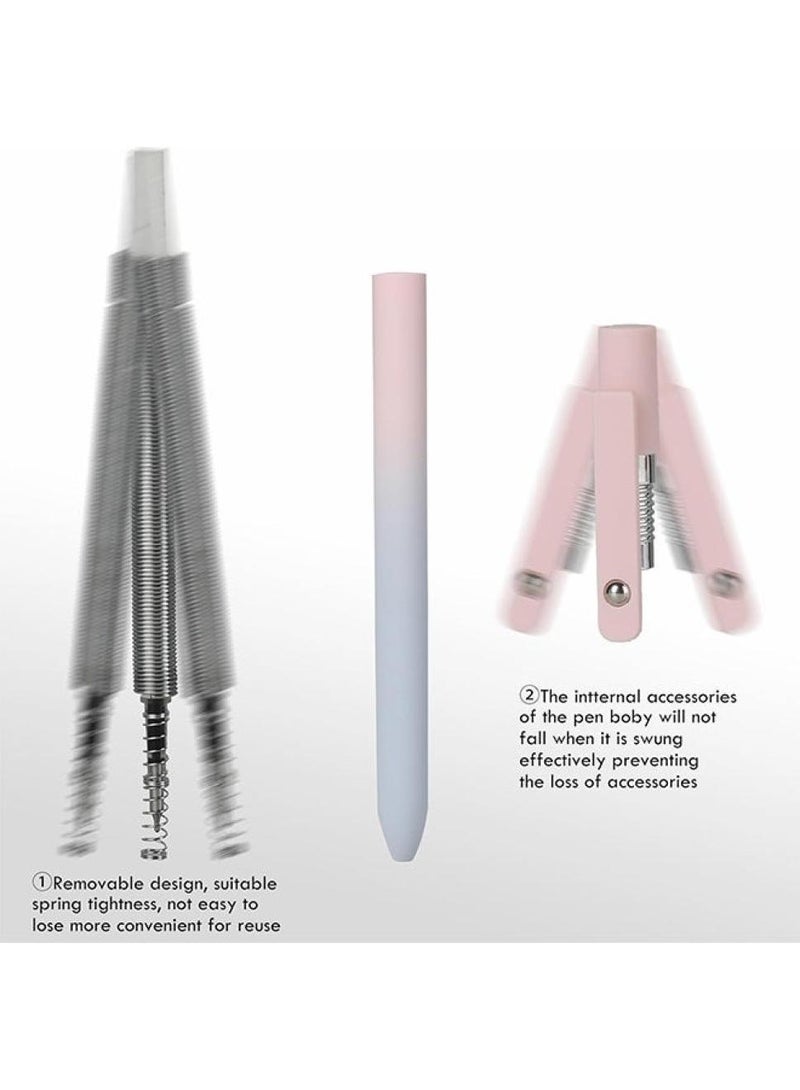 Al Kanzi Gel Pens, 0.5mm Premium Gel Roller Pens, Cute Aesthetic Black Ink Pens for Women, Gifts for Teen Girls Kids, Preppy Essentials Smooth Writing Stationary Study Nursing Office School Drawing Supplies - Image 3