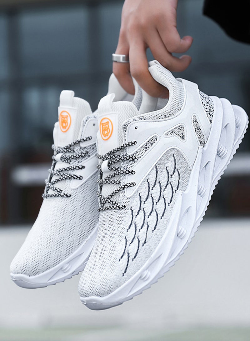 شاربدو أحذية مشي رجالية خفيفة الوزن قابلة للتنفس، شبكة منسوجة، أحذية ركض كاجوال للرجال، أحذية تنس للتمرين، أحذية رياضية مضادة للانزلاق للرجال - Image 5