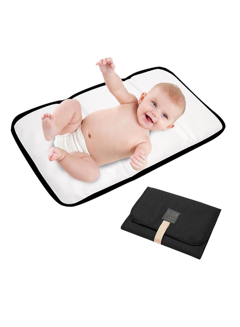DOOKOO Folding Changing Pad, Diaper Pad, Waterproof, Foldable, Comfortable Changing Mat - Image 2