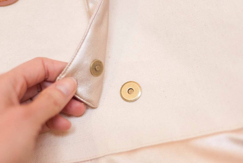 CRAFTMEMORE Magnetic Snap Buttons Strong Clasp for Purse Sewing Handbags Closures 10 Pack MNB (14 mm, Antique Brass) - Image 3