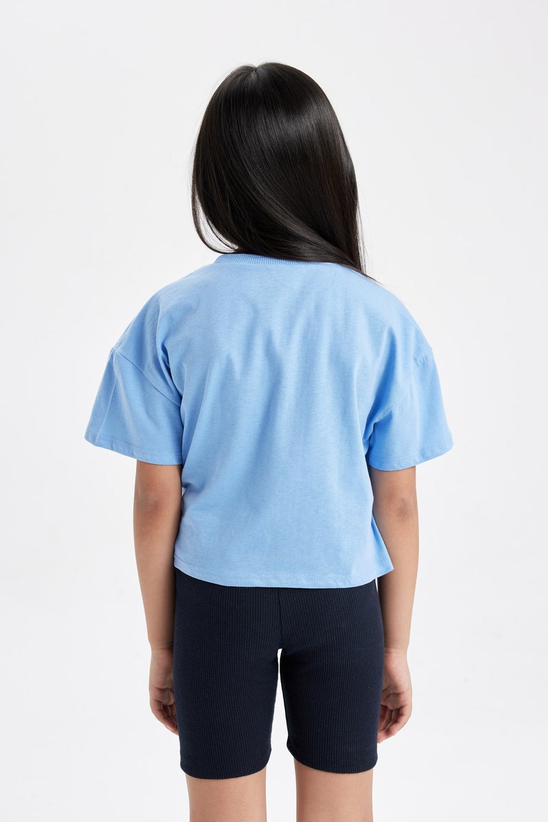 ديفاكتو تيشيرت كروب بناتي نص كم من لوني تونز  - Image 5