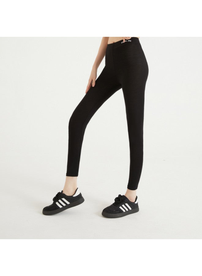 pincai Spring And Summer Women'S Base Pants Thin Outer Wear Skin-Friendly Breathable Stretchy Slimming Ankle-Length Tight Pants - Image 4