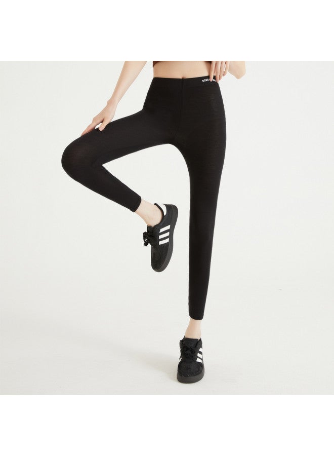 pincai Spring And Summer Women'S Base Pants Thin Outer Wear Skin-Friendly Breathable Stretchy Slimming Ankle-Length Tight Pants - Image 5