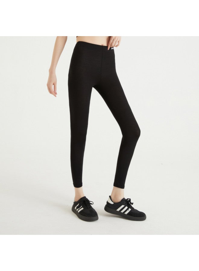 pincai Spring And Summer Women'S Base Pants Thin Outer Wear Skin-Friendly Breathable Stretchy Slimming Ankle-Length Tight Pants - Image 3