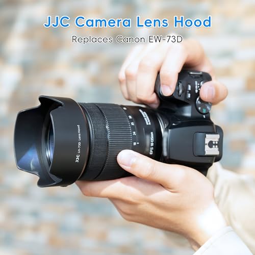 JJC EW73D Lens Hood Shade for Canon EFS 18135mm f3556 is USM RF 2870mm F28 is STM RF 24105mm f471 is STM Lens Replaces Canon EW73D Compaitble with 67mm FilterCap - Image 3