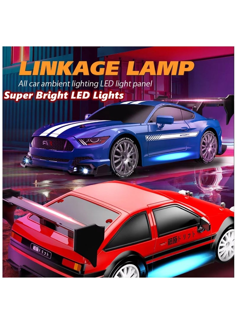 Anmi 1:24 Scale remote control car , High Speed rc car with LED Lights, Drift Wheels  - Image 4