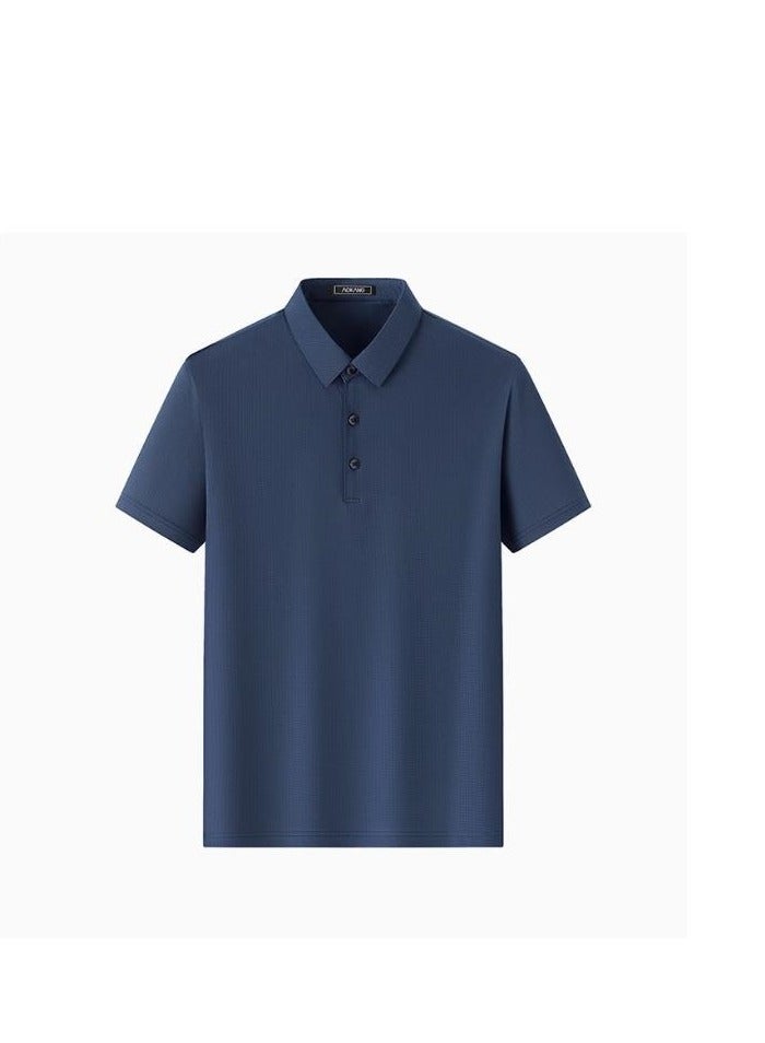 AOKANG Men's Elastic Breathable Short Sleeve Polo - Image 1