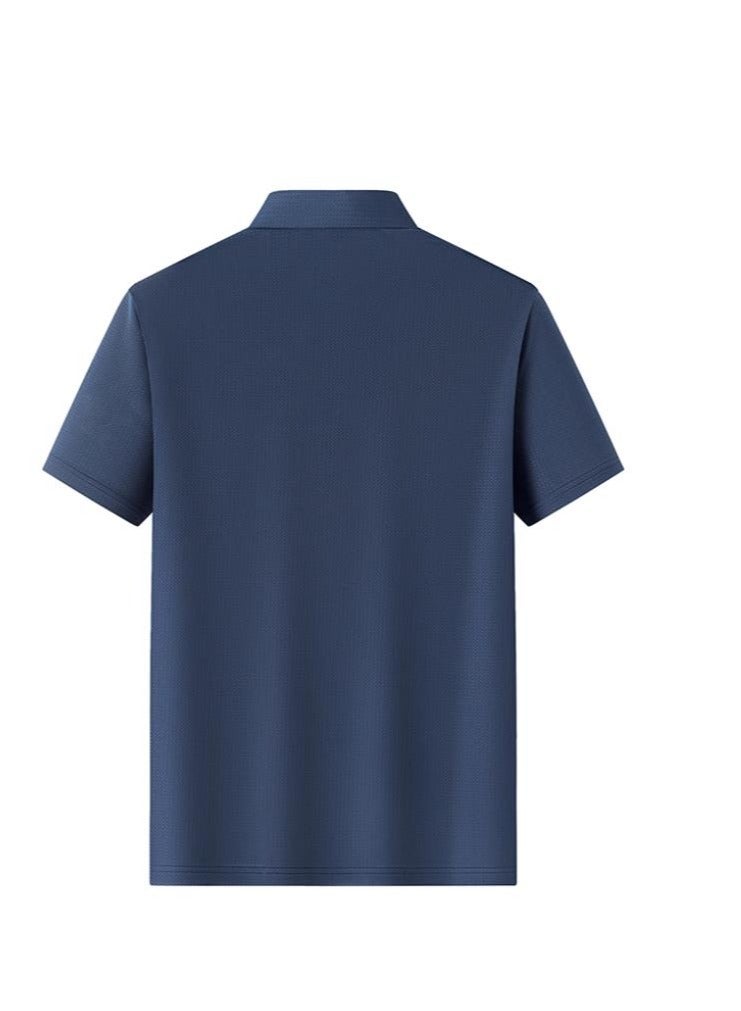 AOKANG Men's Elastic Breathable Short Sleeve Polo - Image 2