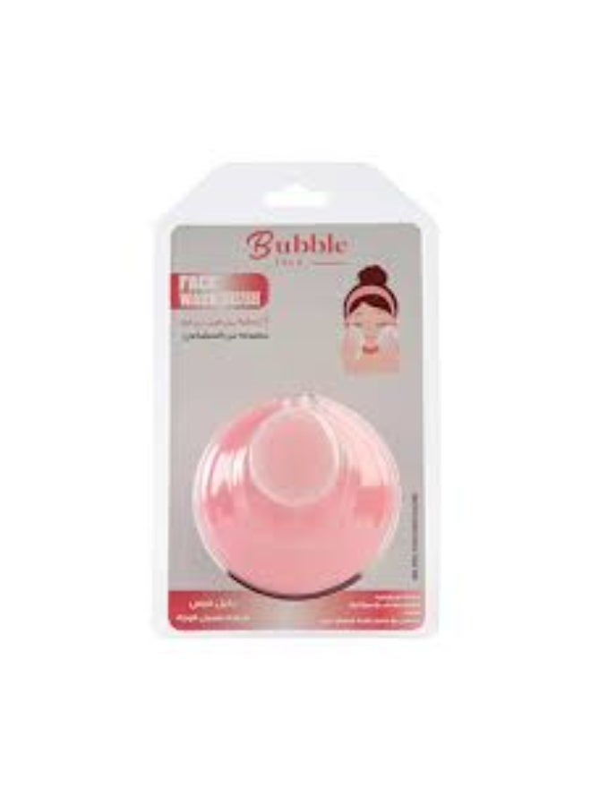 BUBBLE FACE WASH BRUSH PINK ( 6 pices )