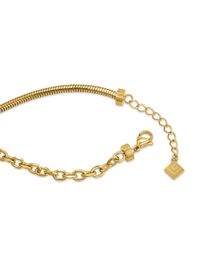 Guy Laroche Victoria Yellow Gold Plated Stainless Steel Chain Bracelet for Women - Image 3