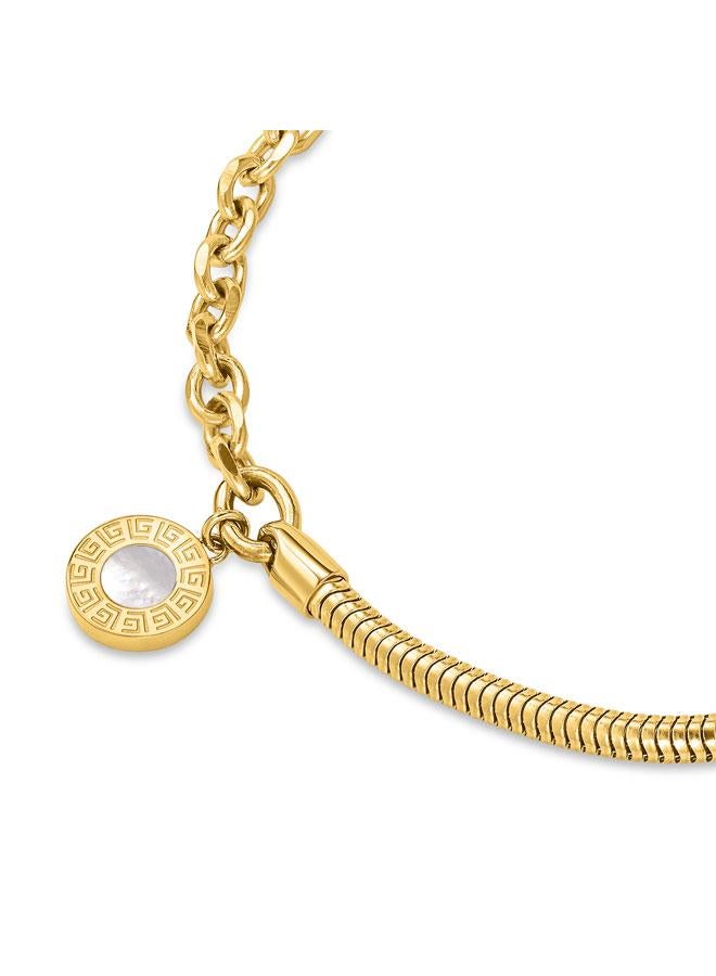 Guy Laroche Victoria Yellow Gold Plated Stainless Steel Chain Bracelet for Women - Image 2