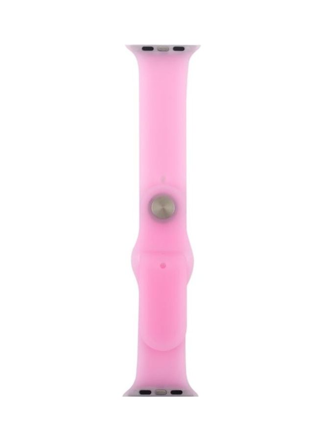 NIBEMINENT Replacement Strap For Apple Watch Series 6/SE/5/4 44mm And 3/2/1 42mm Pink  - Image 4