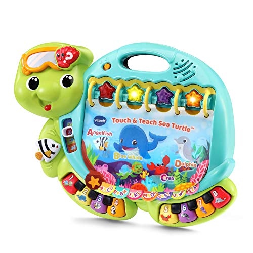 VTech Touch and Teach Sea Turtle Interactive Learning Book, Green - Image 2