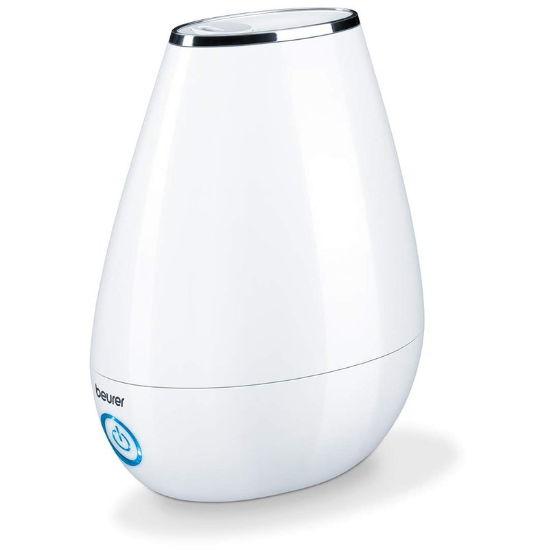 Beurer LB37 2in1 Essential Oil Diffuser  Air Humidifier2L Tank NightMode Auto shutoff for Bedrooms Baby Kids RoomsChoose from 10 Scents AromatherapyUltrasonic Air Vaporizer Cool MistWhite