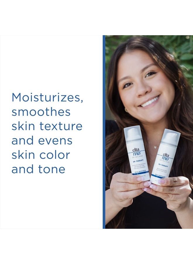 EltaMD AM Therapy Facial Moisturizer Lotion, Lightweight Face Moisturizer for Women with Hyaluronic Acid, Hydrates and Moisturizes Skin, Oil Free, Fragrance Free, Safe for Sensitive Skin, 1.7 oz Pump - Image 3