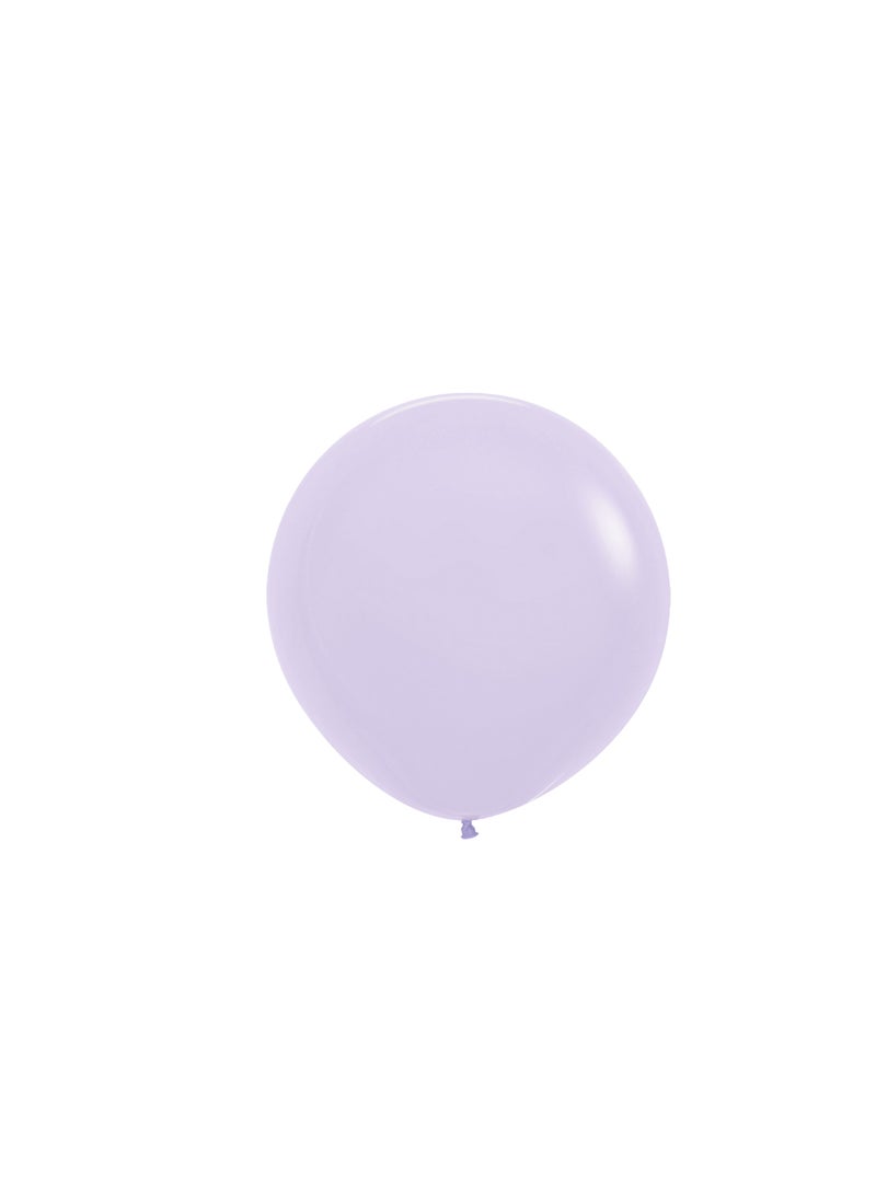 Sempertex 36''Round Balloon Latex Balloons Pastel Matte Lillac 2 Pcs, 91.5cm - Image 1