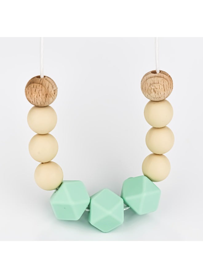 Desert Chomps Boho Chic Necklace - Vintage Mint - Image 2