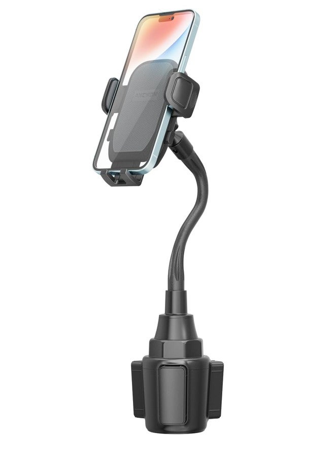 ANCHOM Cup Phone Holder for Car, Upgraded Car Phone Mount with Expandable Base, Compatible with iPhone Samsung All 4.0-7.0 inches Phones - Image 1