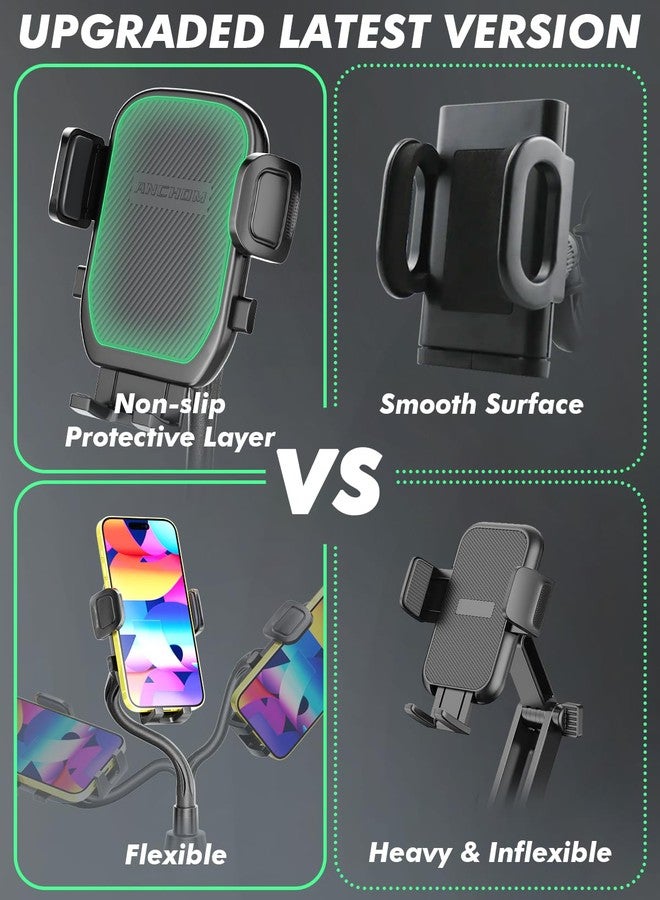 ANCHOM Cup Phone Holder for Car, Upgraded Car Phone Mount with Expandable Base, Compatible with iPhone Samsung All 4.0-7.0 inches Phones - Image 3