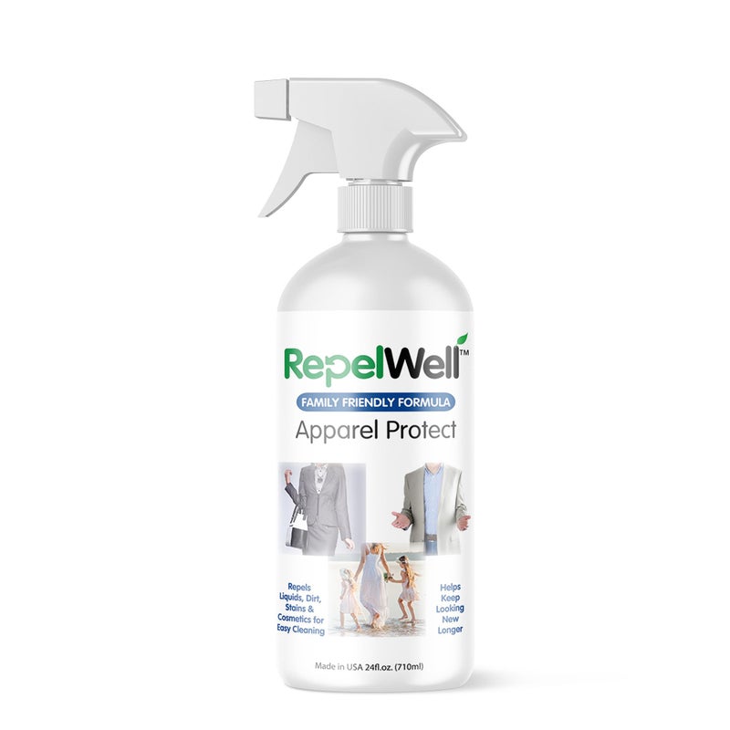 RepelWell Apparel Protect 24oz Stain Water Repellent Spray NonToxic EcoFriendly PetSafe Sprays for Clothing More