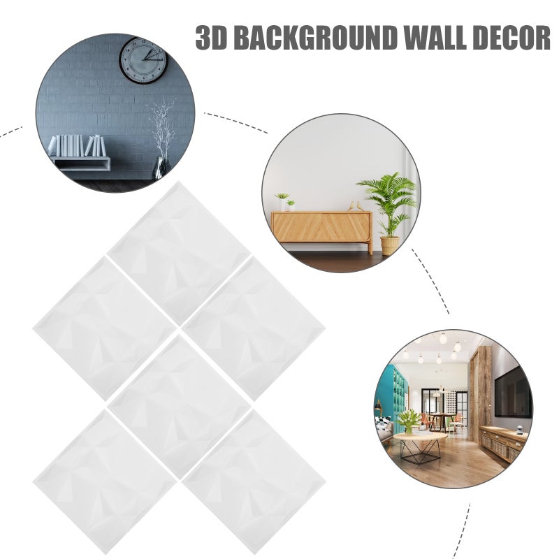 6pcs جدار ديكور 3D لوحة الجدار 3D لوحة الجدار PVC 3D لوحة الجدار - Image 2